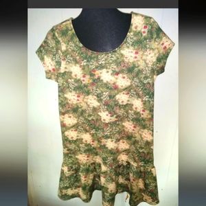 Lauren Conrad Bambi Line Floral Dress Size Medium